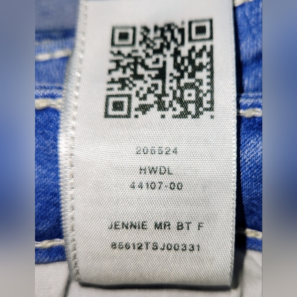 True Religion Jeans Women’s 26 Blue Jennie Curvy Super Skinny Denim Button Flap - Picture 8 of 12